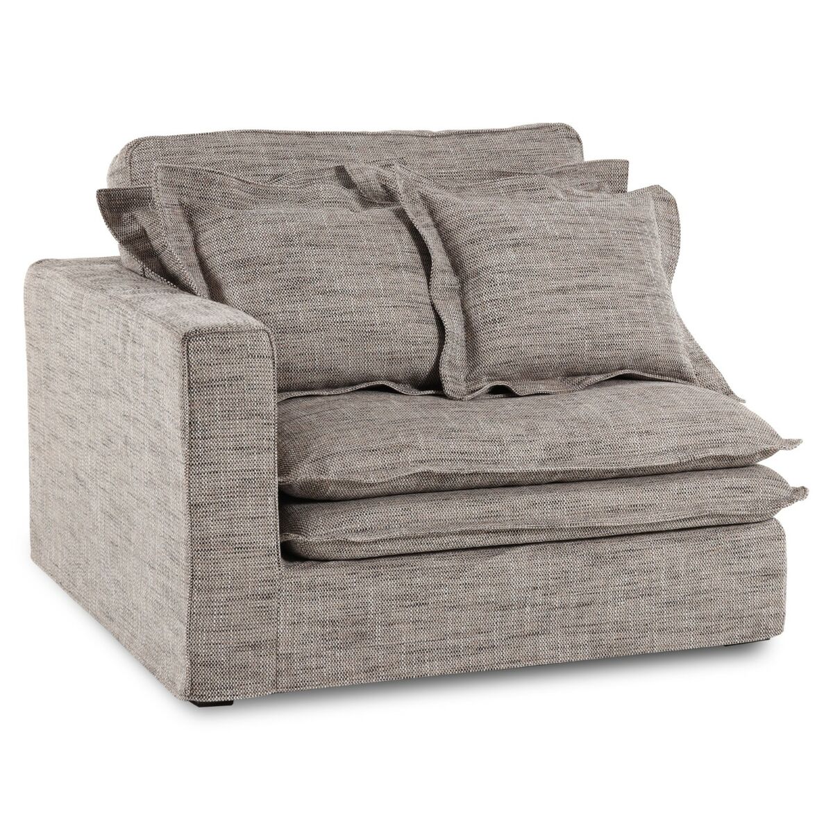 Modulo Del Divano Home Esprit Marrone Chiaro 120 X 120 X 95 cm