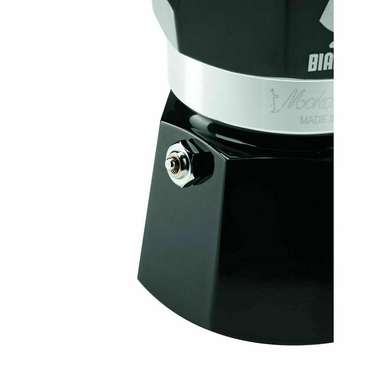 Caffettiera Italiana Bialetti Moka Express Nero Alluminio 200 ml