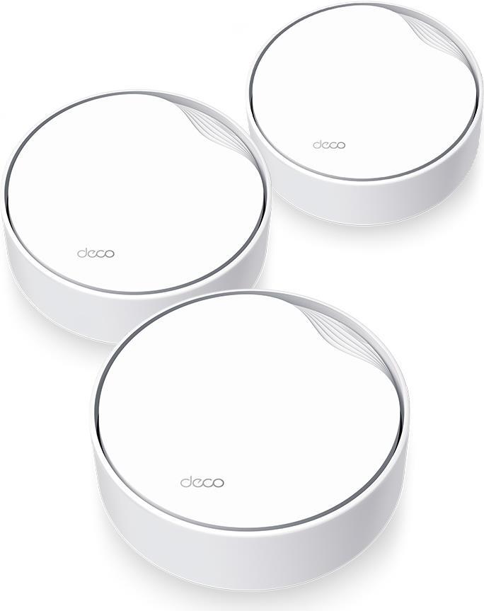 TP-Link Deco X50-Poe(3-Pack) DuaL-Band (2,4 Ghz/5 Ghz) WI-Fi 6 (802.11ax) Weiß Intern (deco X50-Poe(3-Pack))