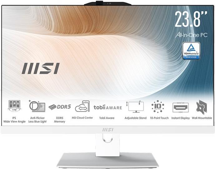 Msi Modern Am242tp 1M-1207de I5-120u 16gb White W11p - Komplettsystem - Core I5 Mobile (00ae0722-1207)