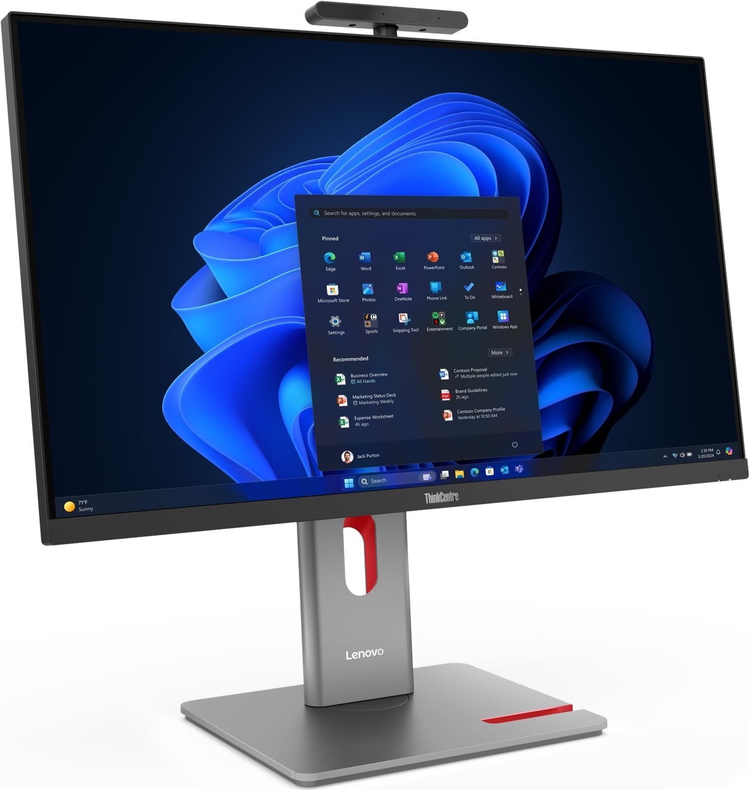 Lenovo Thinkcentre M90a Pro Gen6 13am000tge -  AlL-IN-One (komplettlösung) - Core Ultra 5 235 32gb/512gb Ssd 27"fhd Aio Win 11 Pro (13am000tge)