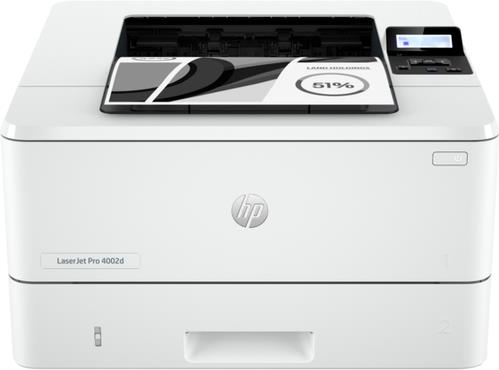 Hp Laserjet Pro 4002d Drucker - Drucken - Laser - 1200 X 1200 Dpi - A4 - 40 Seiten Pro Minute - Doppelseitiger Druck - Weiß (2z607f#b19)