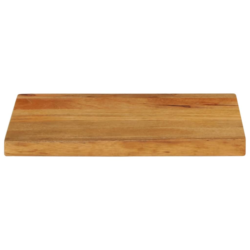 vidaXL Tablero de mesa borde natural madera maciza mango 60x20x2,5 cm - Image 3