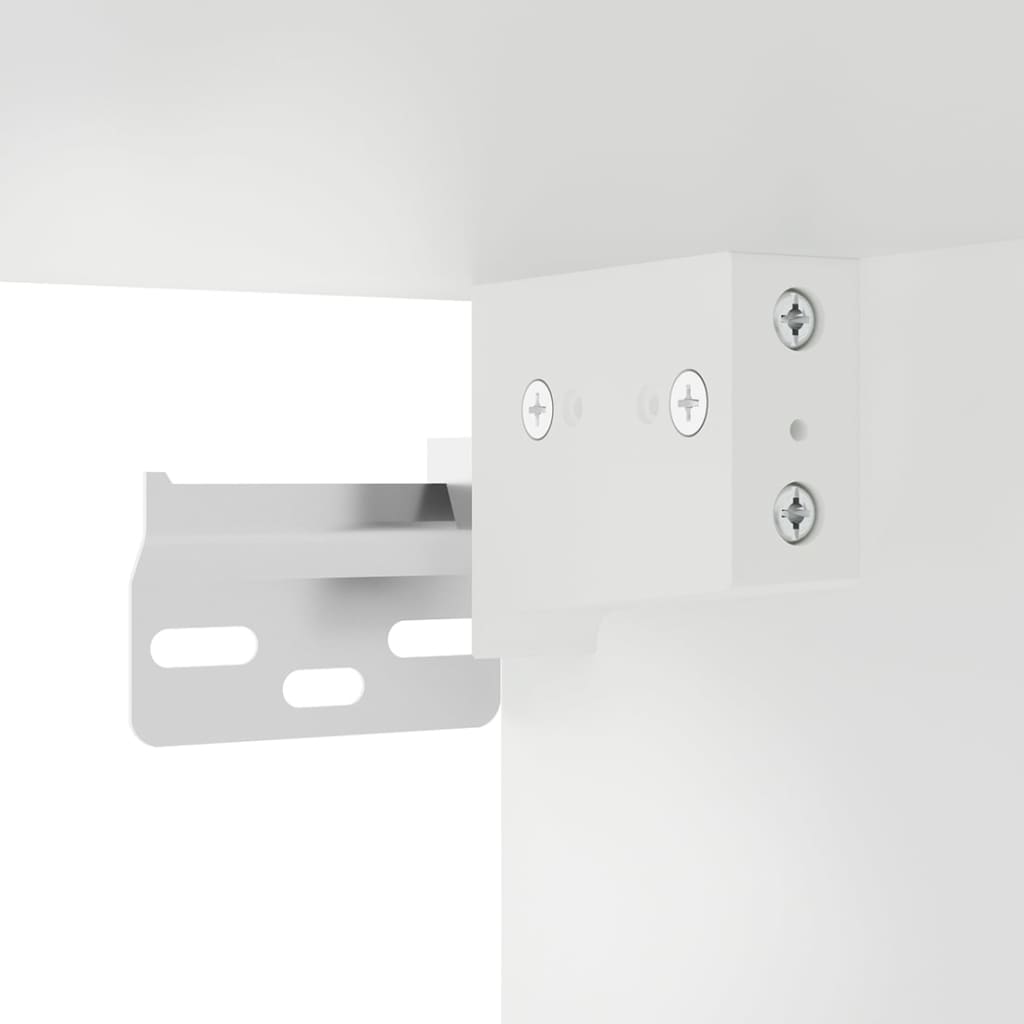 vidaXL Set de muebles de TV 3 piezas madera contrachapada blanco - Image 6
