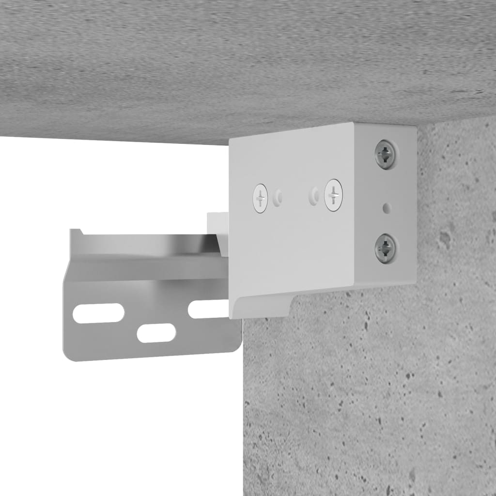 vidaXL Ensemble de meubles TV 3 pcs Gris béton Bois d'ingénierie - Image 6