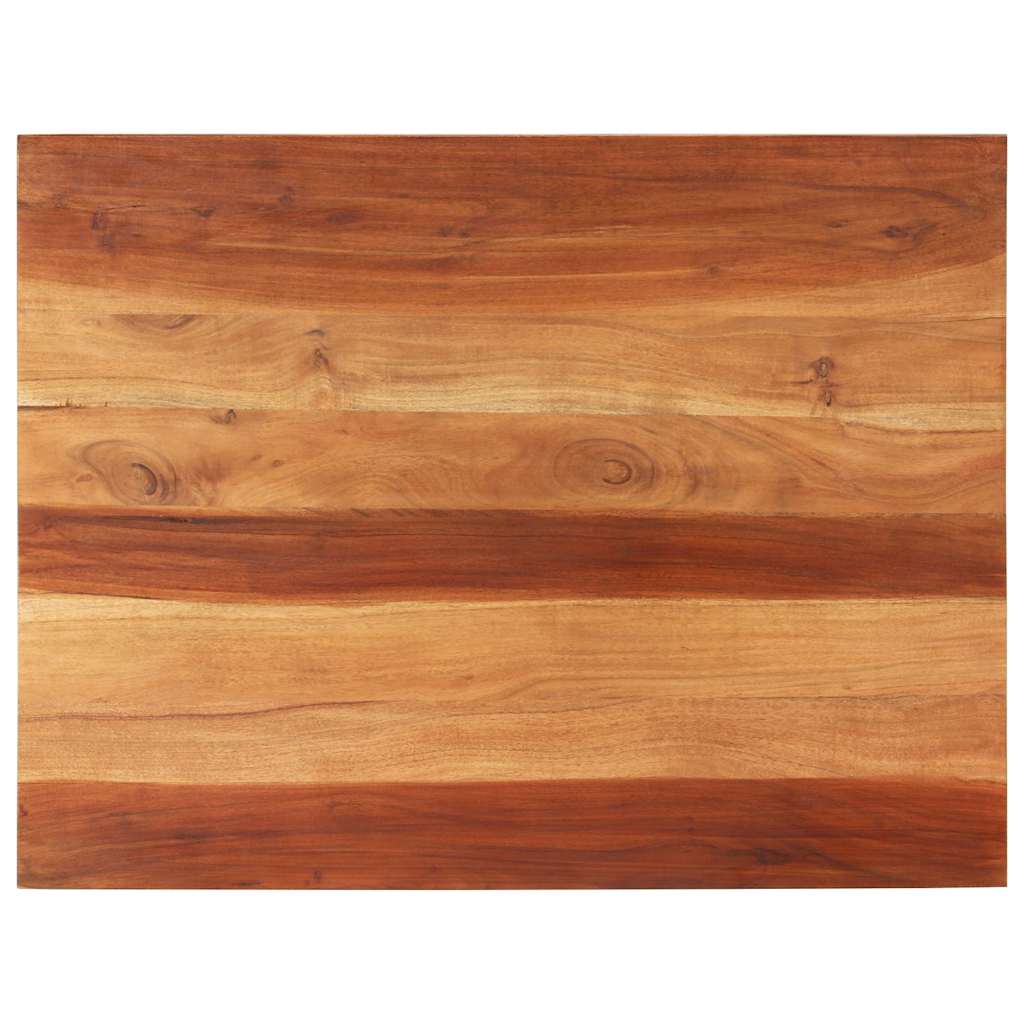 vidaXL Tablero de mesa madera maciza de acacia 25-27 mm 70x90 cm