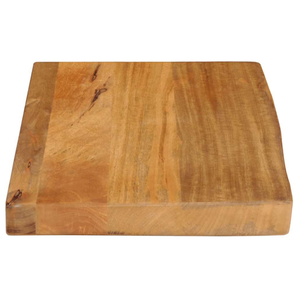 vidaXL Tablero de mesa borde natural madera maciza mango 50x40x2,5 cm - Image 4