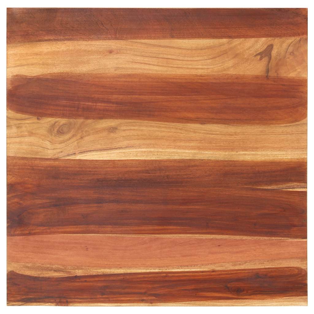 vidaXL Tablero de mesa madera maciza de acacia 25-27 mm 70x70 cm