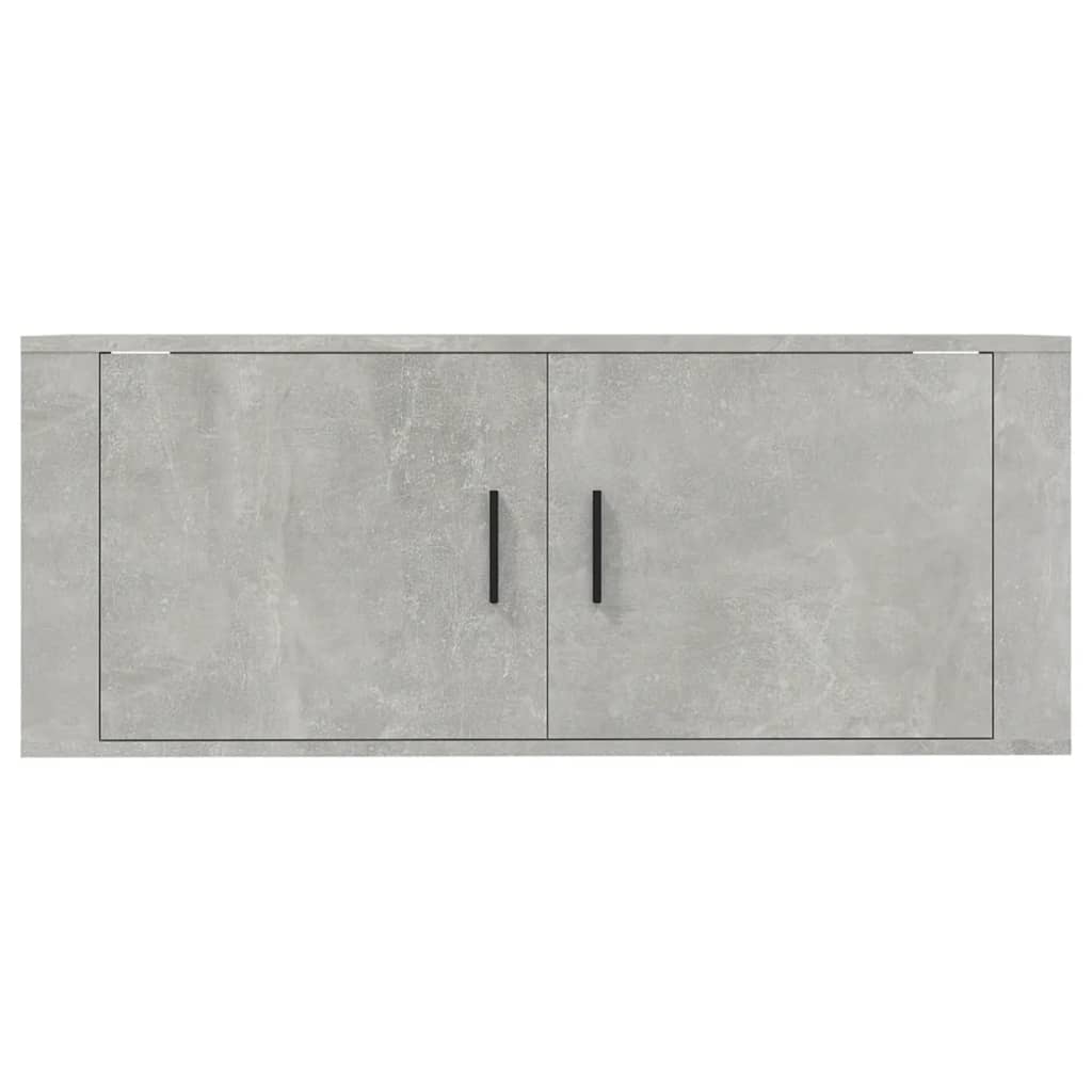 vidaXL Mueble para TV de pared gris hormigón 100x34,5x40 cm - Image 6
