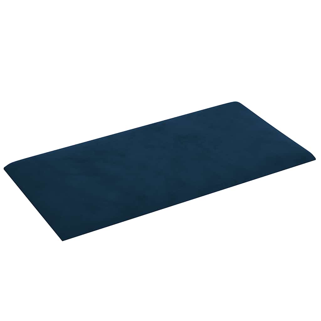 vidaXL Wandpaneele 12 Stk. Blau 30x15 cm Samt 0,54 m² - Image 4