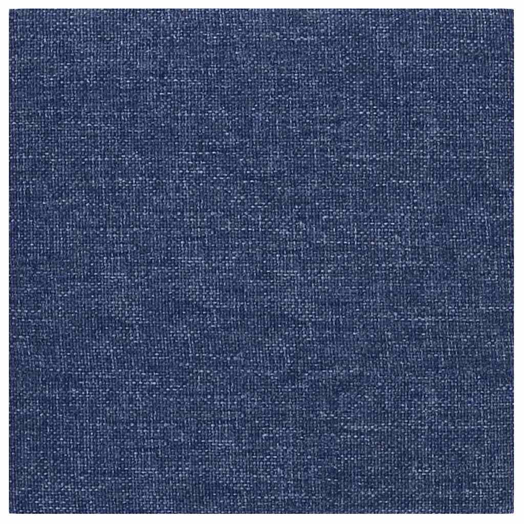 vidaXL Wandpaneele 12 Stk. Blau 30x30 cm Stoff 1,08 m² - Image 3