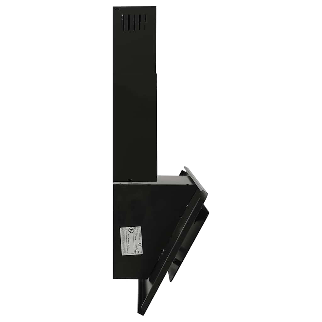 vidaXL Dunstabzugshaube 90 cm Edelstahl und Hartglas Schwarz - Image 5