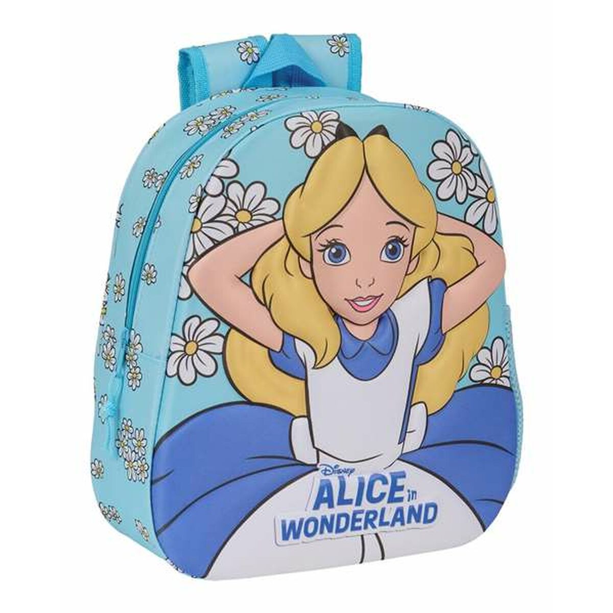 Zaino Scuola 3D Clásicos Disney Alice in Wonderland 27 x 33 x 10 cm
