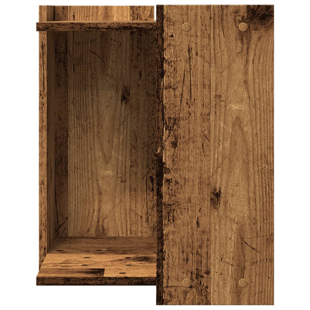 vidaXL Katzenklo Altholz-Optik 42x42x51 cm Holzwerkstoff - Image 4