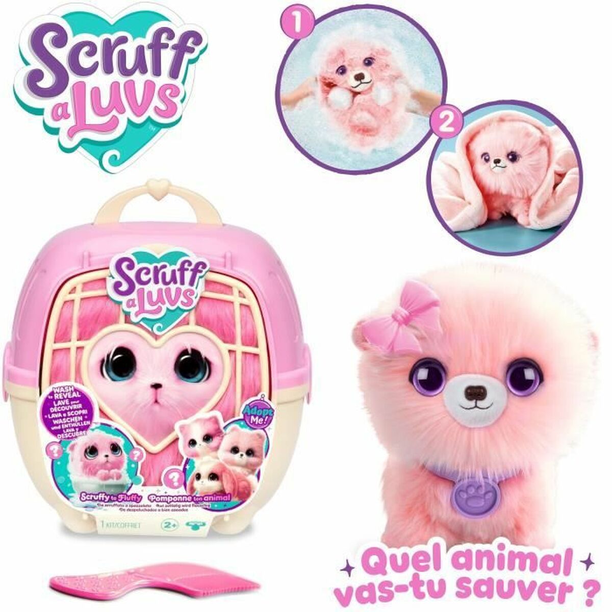 Peluche Moose Rosa