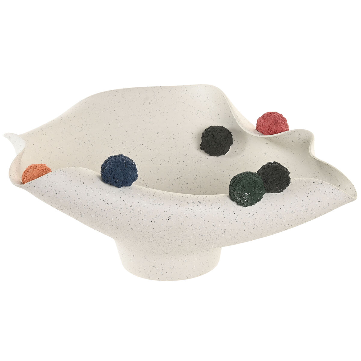 Centrotavola Home ESPRIT Bianco Multicolore Ceramica 47 X 38 X 20 CM