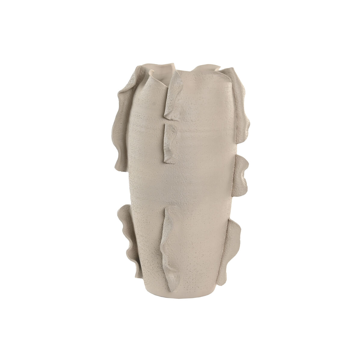 Vaso Home ESPRIT Bianco Ceramica Stile artigianale Moderno 27 x 27 x 47 cm