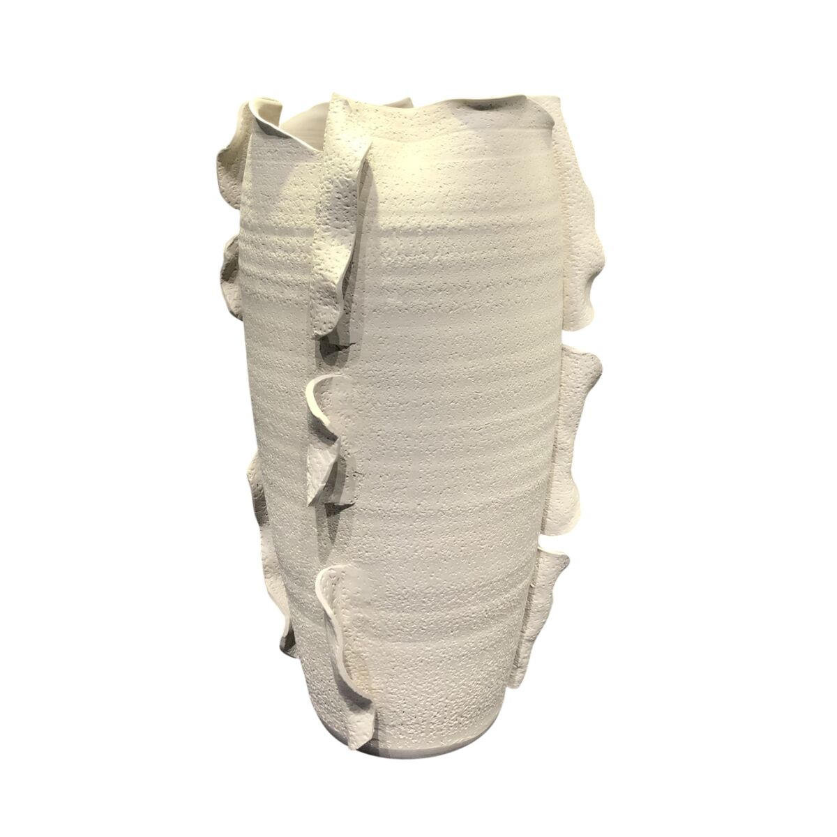 Vaso Home ESPRIT Bianco Ceramica Stile artigianale Moderno 27 x 27 x 47 cm - Image 5