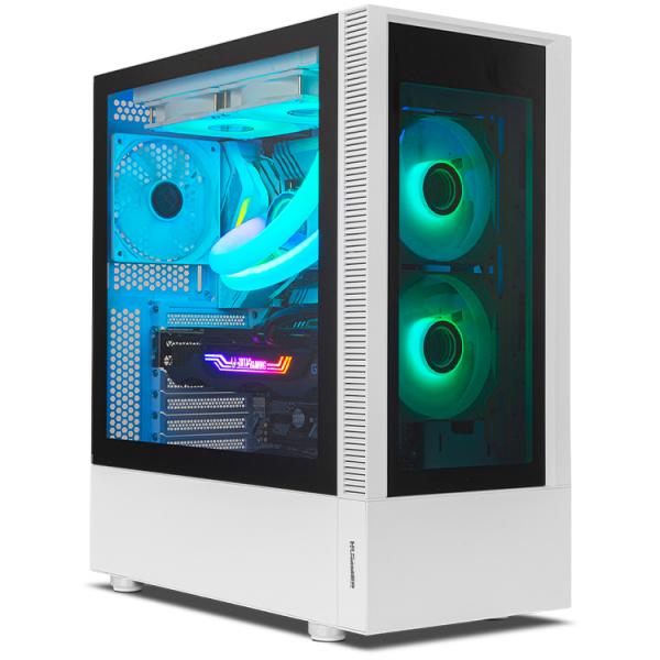 Case computer desktop ATX Nox-Xtreme Hummer Nemesis Bianco