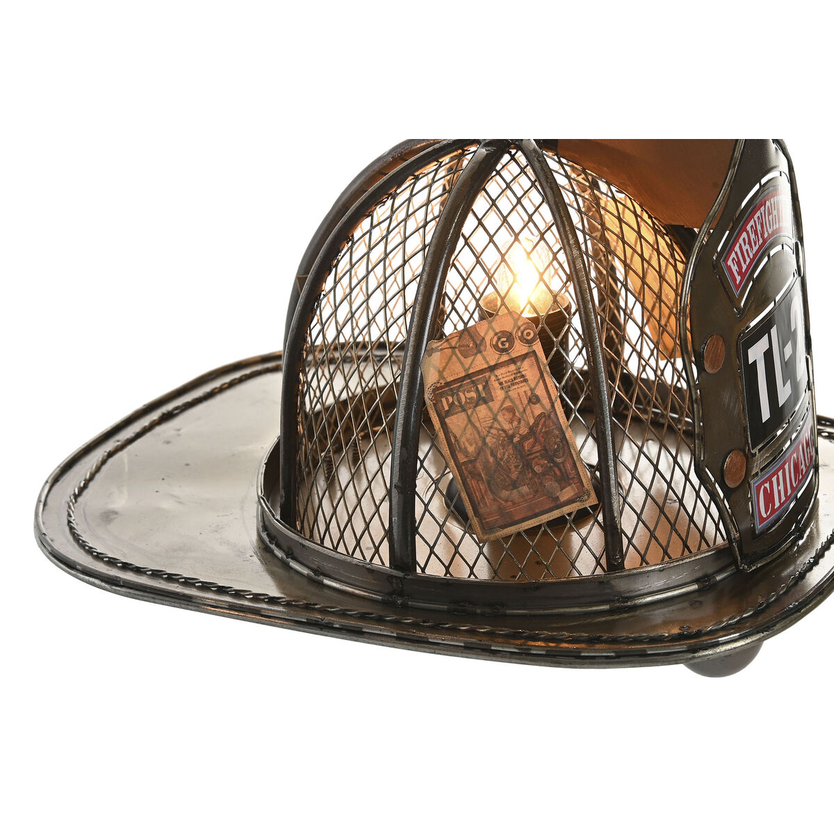 Lampada da tavolo Home ESPRIT Nero Dorato 220 V (2 Unità) - Image 3