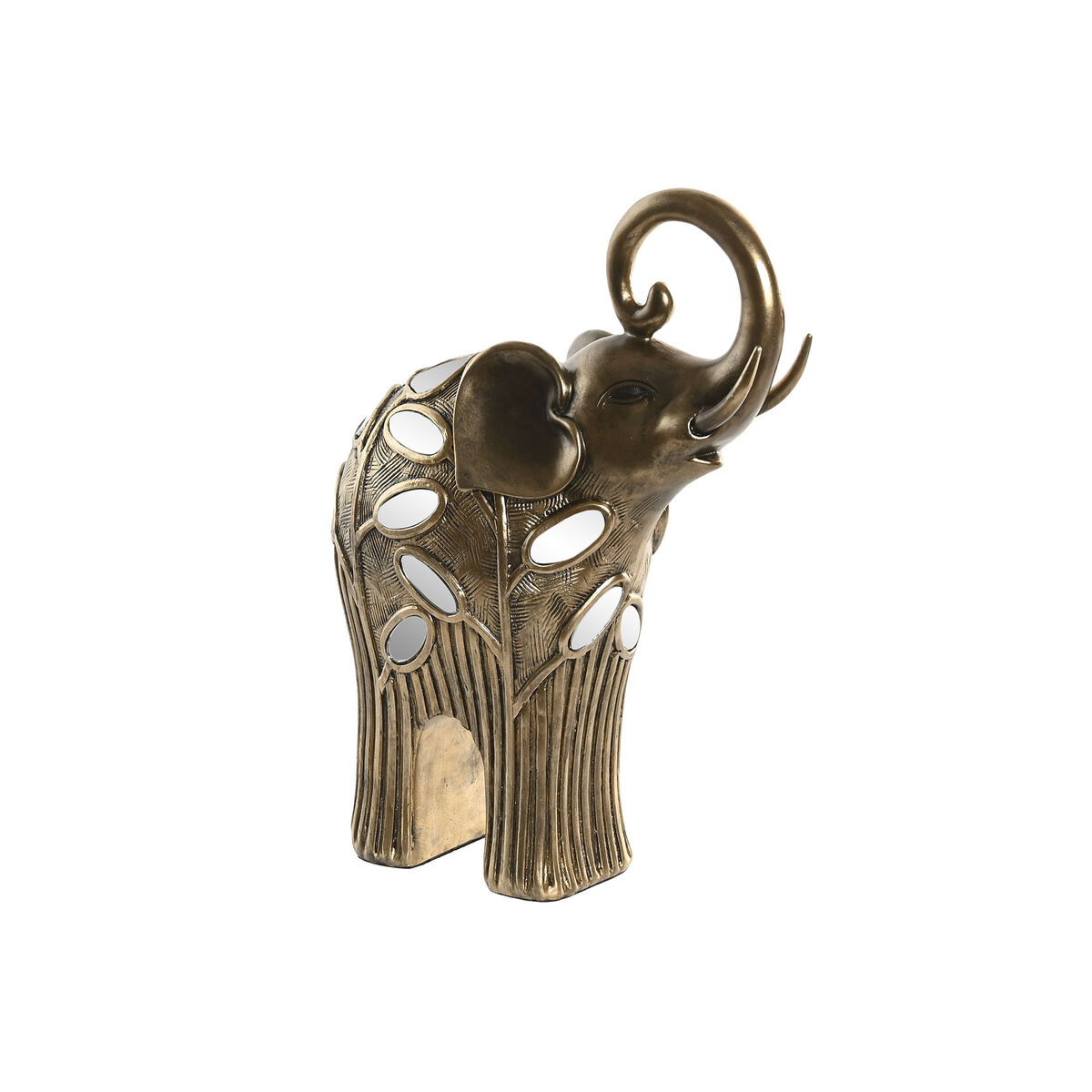 Statua Decorativa Home ESPRIT Bronce Elefante 19 X 9 X 25,5 CM