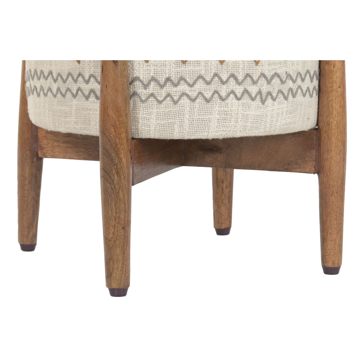 Poggiapiedi Home ESPRIT Beige Città 40 x 40 x 52 cm - Image 4