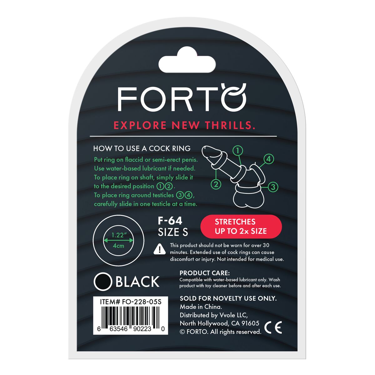 Anelli Fallici Forto Nero S Ø 40 mm - Image 5