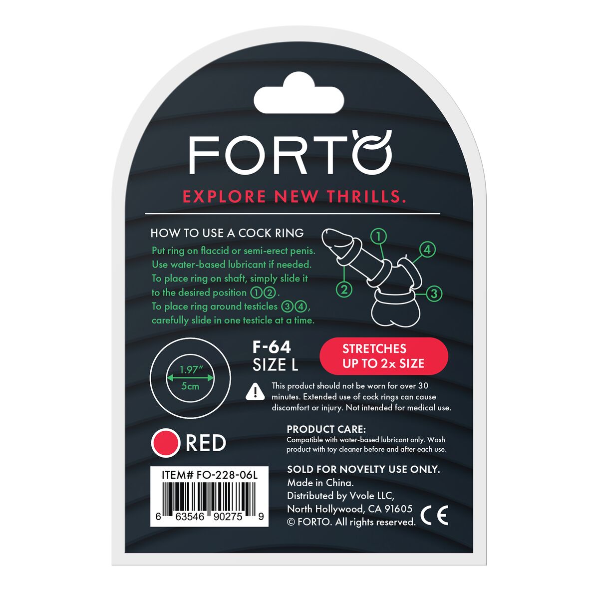 Anelli Fallici Forto Rosso L Ø 50 mm - Image 5