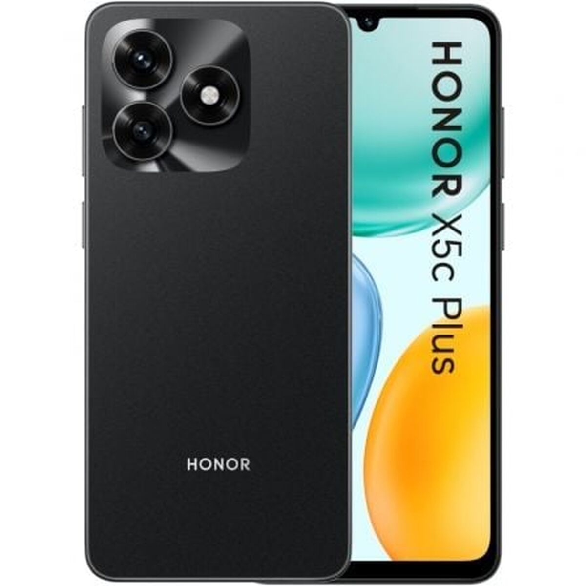 Smartphone Honor Honor X5c Plus Octa Core 4 GB RAM 128 GB Nero 6,74"
