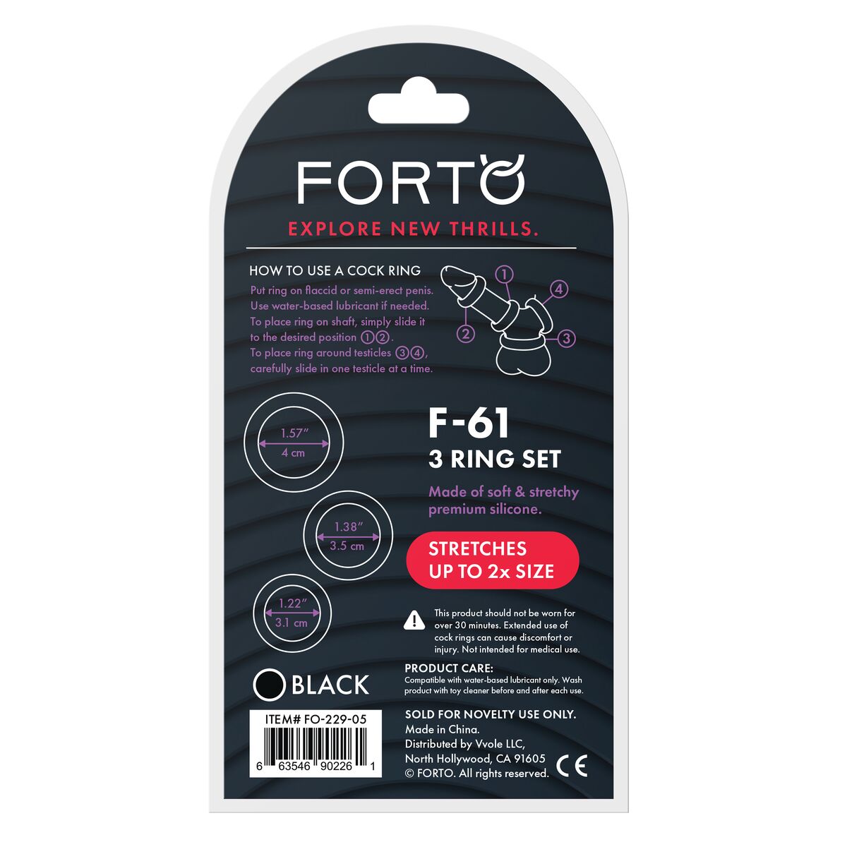 Anelli Fallici Forto Nero (Taglia unica) - Image 6