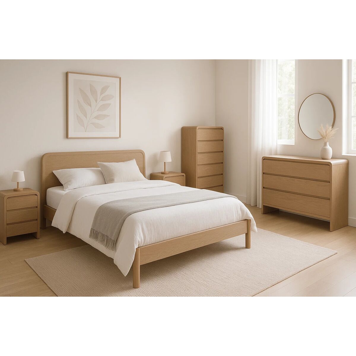Cassettiera Home ESPRIT Marrone Naturale