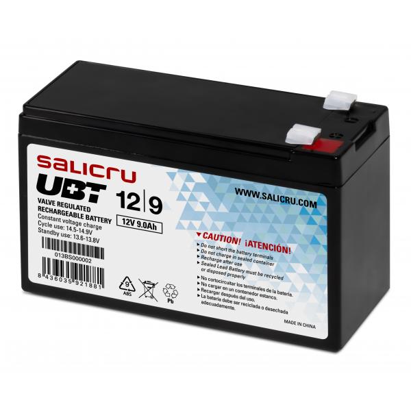 Batteria per Gruppo di Continuità UPS Salicru UBT UBT 12/9 12/9 9 Ah 12V 12 V