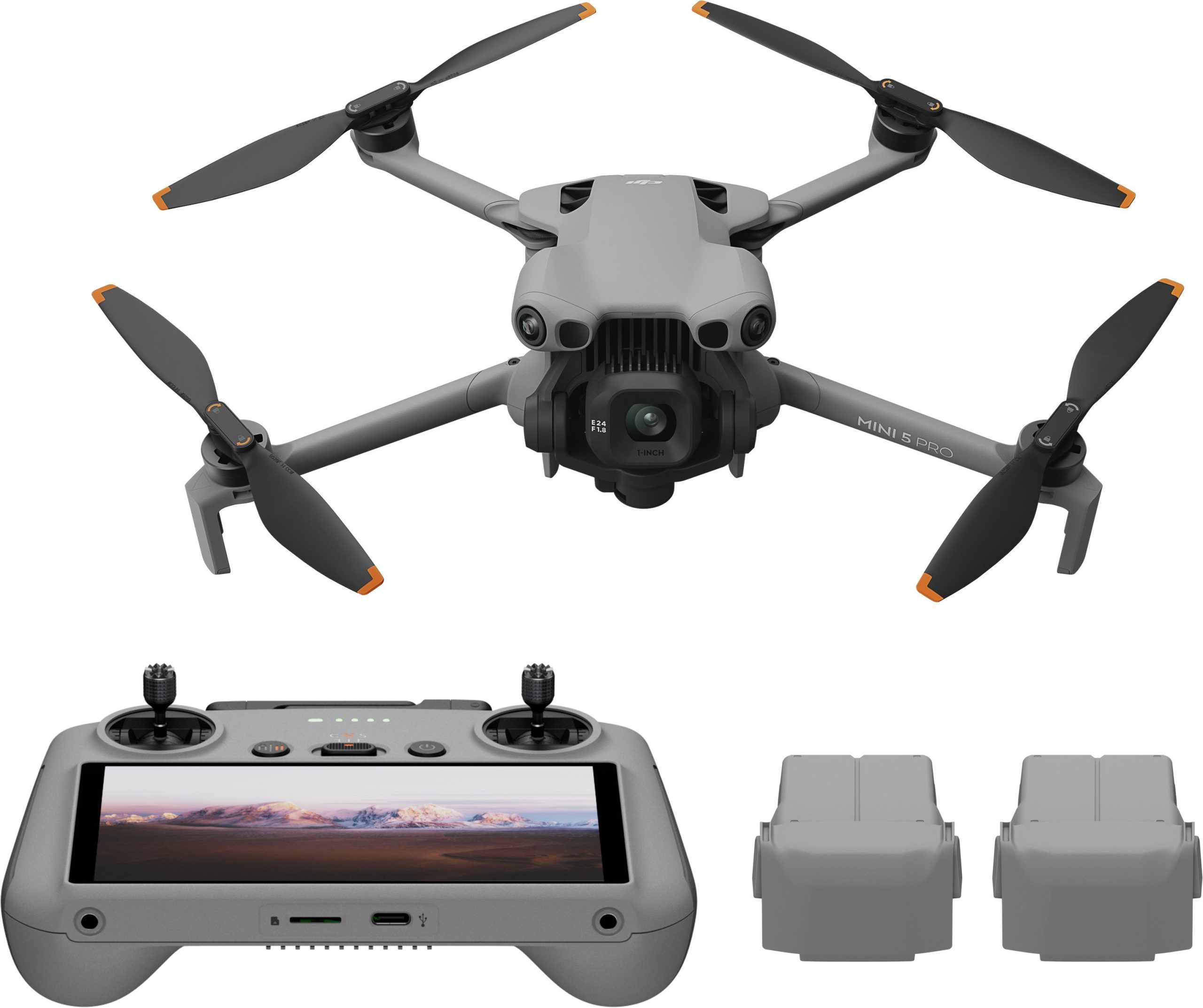 Pacchetto Drone - Dji - Mini 5 Pro Fly More Combo - Fotocamera Cmos 1 - Telecomando Dji Rc2 + Accessori