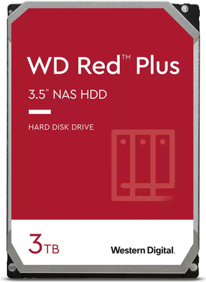 Wd Red Plus Wd30efpx - Festplatte - 3tb - Intern - 3.5" (8,9 Cm) - Sata - Puffer: 256mb (wd30efpx)