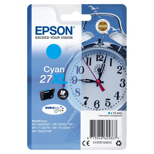 Epson Cart. Ink Ciano 27xl Serie Sveglia Per WF-7620