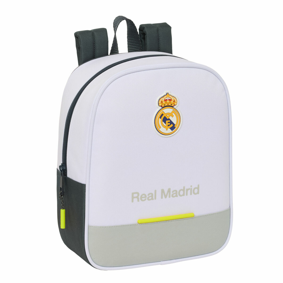 Zaino Scuola Real Madrid C.f. Bianco 22 X 10 X 27 cm
