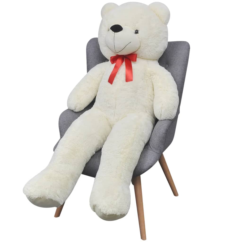 vidaXL Teddybär Kuscheltier Plüsch Weiß 170 cm - Image 4