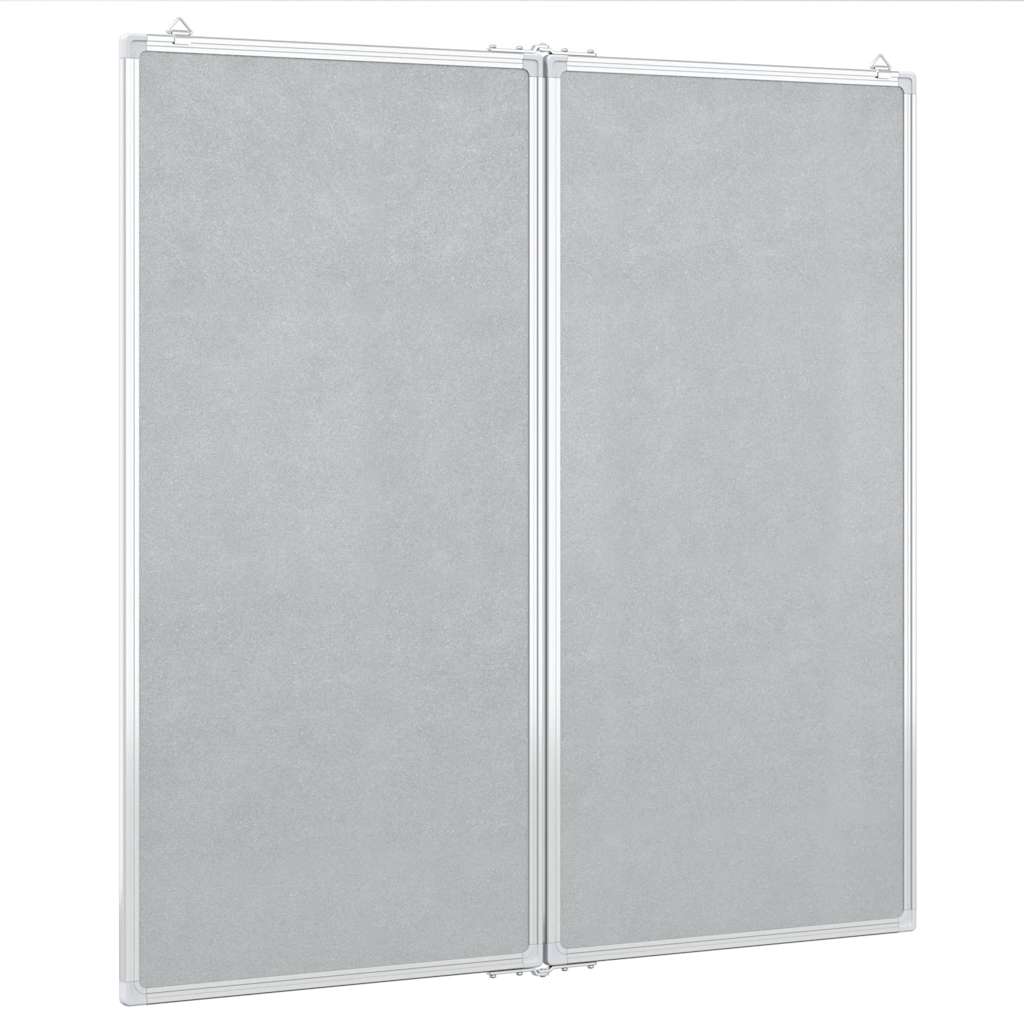 vidaXL Magnetisches Whiteboard Klappbar 80x80x1,7 cm Aluminium - Image 4