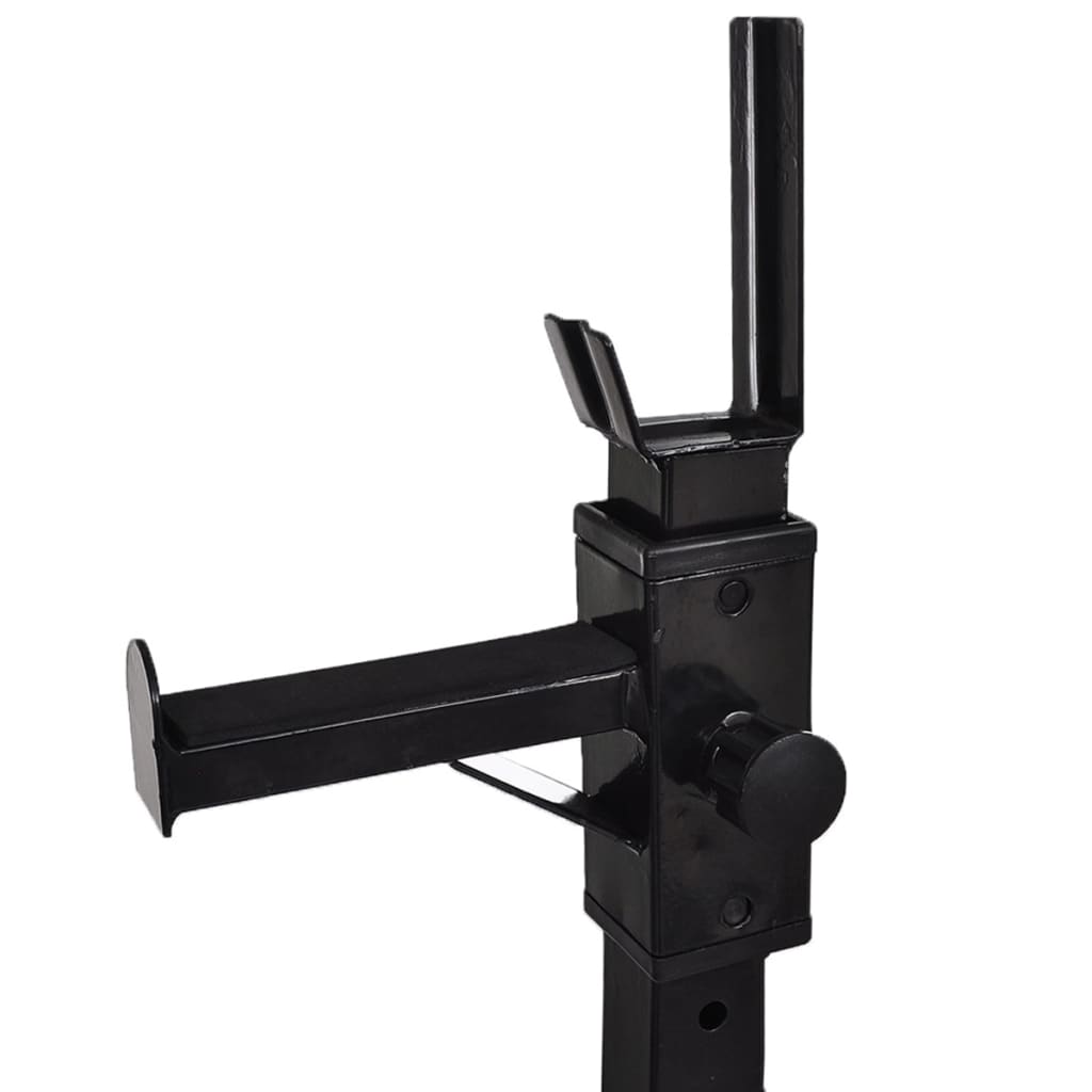 vidaXL Kniebeugen-/Langhantelständer mit Hantelset 30,5 kg - Image 5