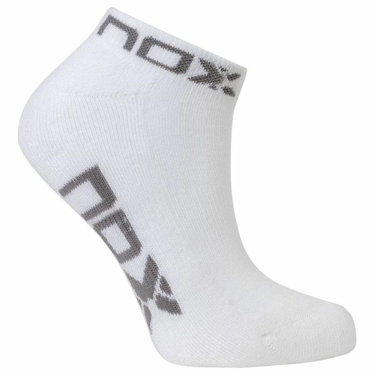 Calzini Fantasmini Sportivi Nox Logo Bianco (35-39)