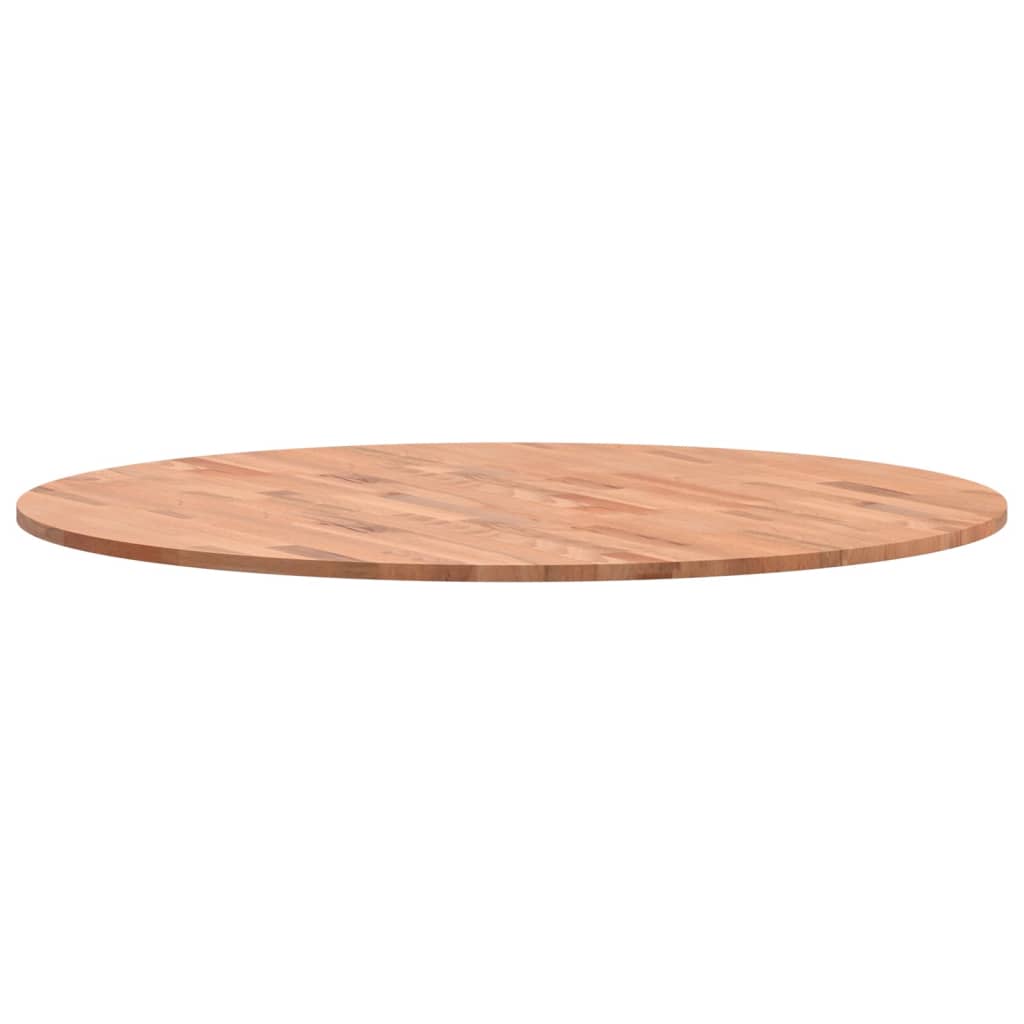 vidaXL Tablero redondo de madera maciza de haya Ø90x1,5 cm - Image 5