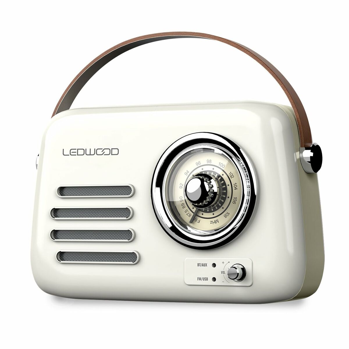 Radio Transistor Ledwood ALMA BLANCO Bianco 30 W
