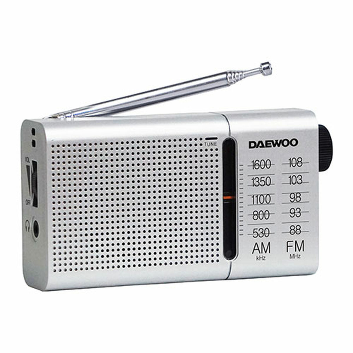 Radio Portatile Daewoo Nero AM/FM