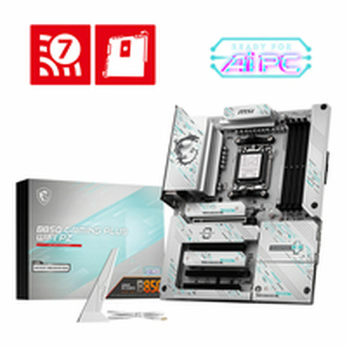 Scheda Madre MSI B850 GAMING PLUS WIFI PZ AMD B850 AMD AM5 - Image 4