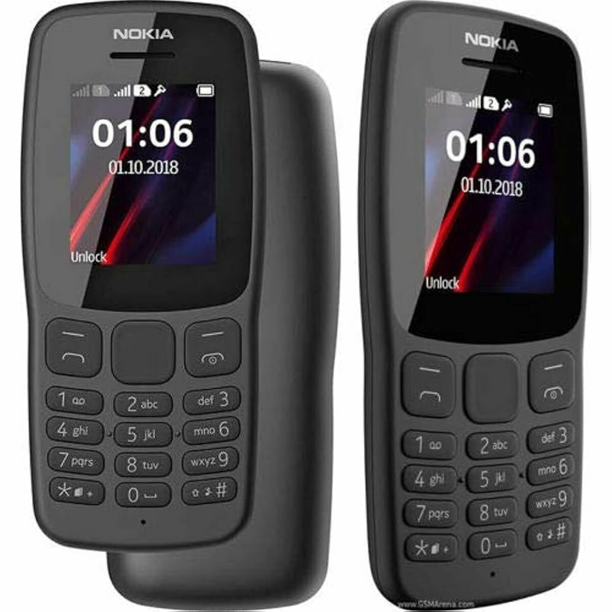 Smartphone Nokia 106 1,8" mediatek 6261d 4 MB Nero - Image 3