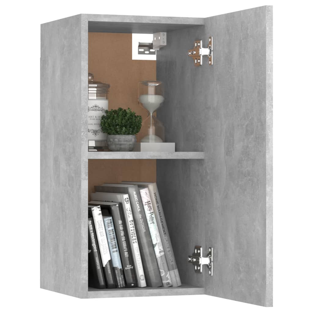 vidaXL Ensemble de meubles TV 3 pcs Gris béton Bois d'ingénierie - Image 5