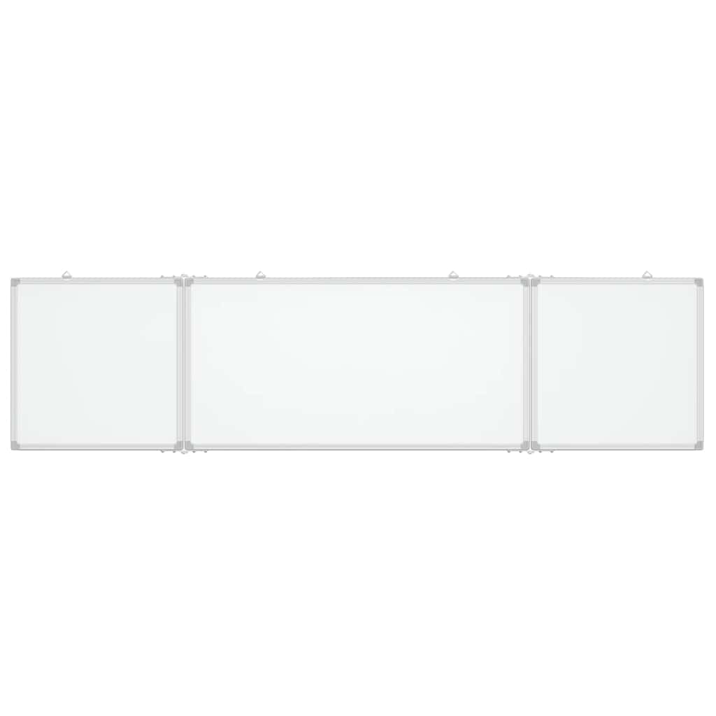 vidaXL Tableau blanc magnétique pliable 200x50x1,7 cm aluminium - Image 3