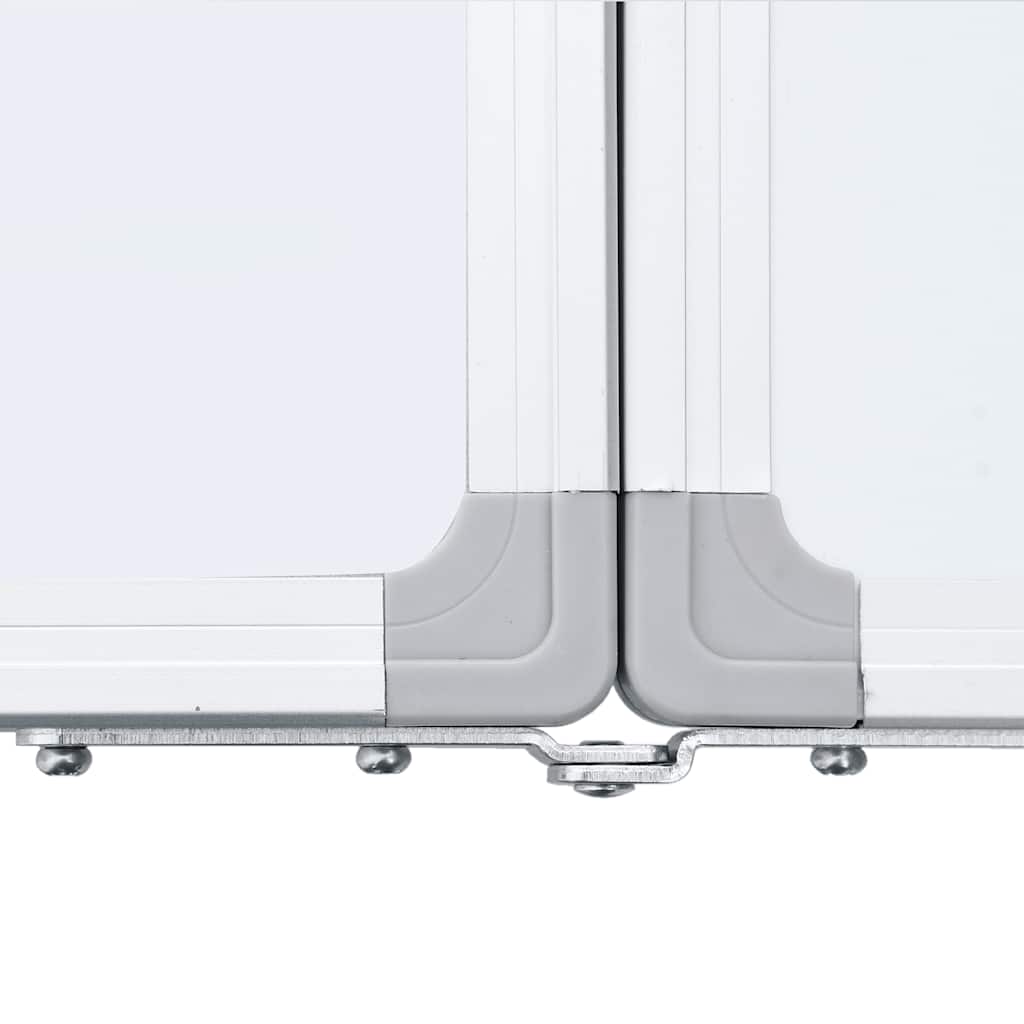 vidaXL Tableau blanc magnétique pliable 200x50x1,7 cm aluminium - Image 6