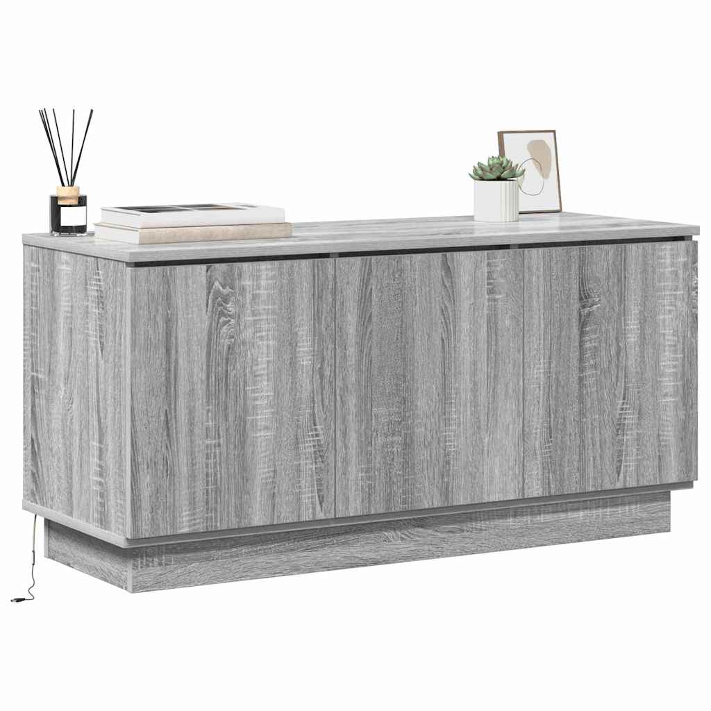 vidaXL Mueble de TV Gris Sonoma 100 x 38 x 49 cm Madera de ingeniería - Image 3