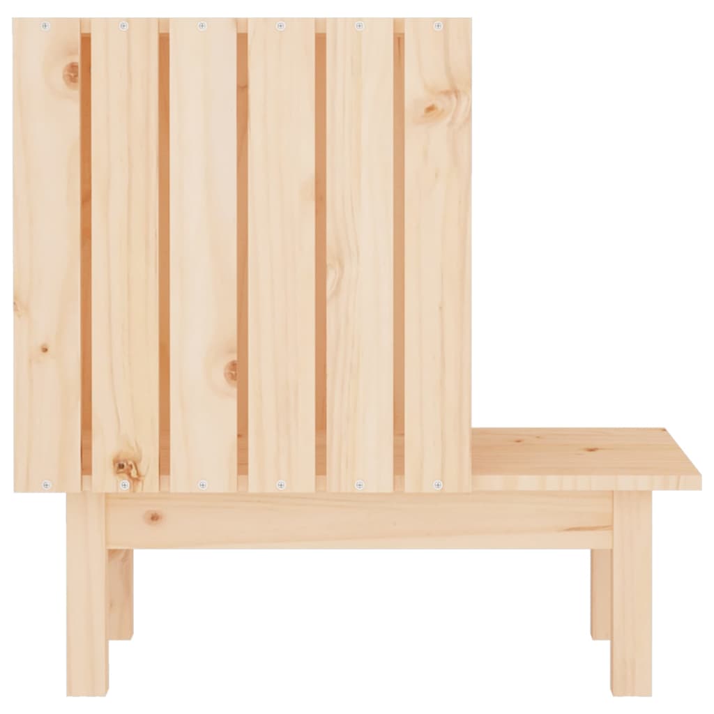 vidaXL Maison pour chat 60x36x60 cm Bois de pin massif - Image 6